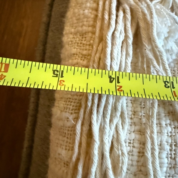 Anthropologie Jasper & Jeera Bohemian Fringe Bag - Cream, Yellow, and Brown - Picture 12 of 12